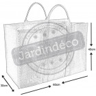 Sac à bûches en jute