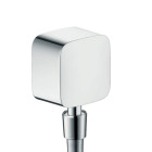 Coude de raccordement fixfit softcube sur rotule chromé hansgrohe