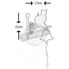 Cloche de jardin chat en fonte