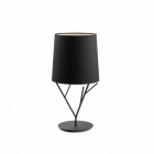Lampe de table noire tree 1 ampoule