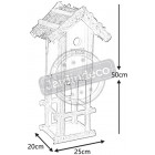 Nichoir et mangeoire pour oiseaux