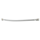 Flexible sanitaire acier inox - ecrou tournant 1/2" - raccord bicône pour tube cuivre ø14 mm - longueur : 500mm - dn 8