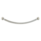 Flexible sanitaire acier inox - raccord 2 ecrous tournants 1/2" - longueur : 500mm - dn10