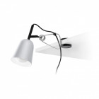 Lampe de bureau grise studio 1 ampoule