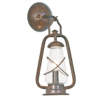 Applique miners 42 cm, bronze antique
