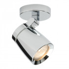 Applique knight, chrome et verre, 1 ampoule