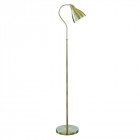 Lampadaire adjustable 145 cm, en laiton antique