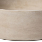Vasque à poser ronde pierre naturelle atlas beige 42x13 cm