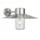 Applique fenwick, acier inoxydable et verre