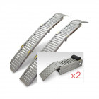 2x rampes pliables chargement 2200 kg quad moto tondeuse voiture