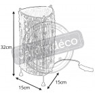 Lampe en coco