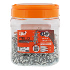 Cheville métallique à vis Stellix - 4 x 35 / 15 M4 + Vis Seau de 150 - SPIT - 060143