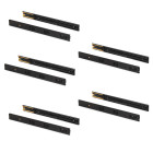 Paire de coulisses noire à billes pour tiroirs à sortie totale hauteur 45 mm longueur au choix (par 5)