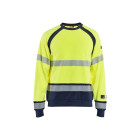 Sweat Multinormes Jaune fluo/Marine 30881762 - Taille au choix