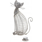 Photophore métal chat