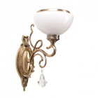 Applique murale laiton classic 1 ampoule 30 cm