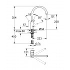 Mitigeur monocommande cuisine Feel GROHE 32670000