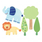 Stickers chambre bébé le zoo