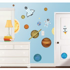 Stickers enfant dans l'espace
