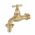 Robinet de jardin à clapet + raccord au nez M3/4' (20x27) sortie M1' (26x34) / NOYON & THIEBAULT - Ø 19 mm - 1151-2026L1
