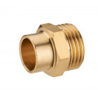 Manchon laiton à visser mâle M3/8 (12x17) NOYON & THIEBAULT - à souder - Ø 14 mm - 1121-1214L1