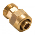 Raccord droit à compression pour tube PER NOYON & THIEBAULT - Ø 12 mm à visser mâle M3/8 (12x17) - P12-18912L1
