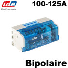 Répartiteur bipolaire 100-125a de 6 à 14 entrées - nombre de départ - répartieur bipolaire - 6 départs - 100a