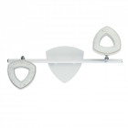 Spot blanc techno 2 ampoules 18 cm