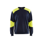 Sweat retardant flamme Marine/Jaune-Fluo 34581762 - Taille au choix