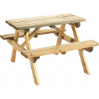 Table pique-nique bois pour enfant wapiti