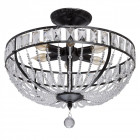 Suspension marron loft 6 ampoules 45 cm