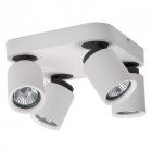 Spot blanc techno 4 ampoules 12 cm