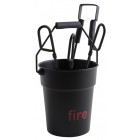 Seau 4 accessoires cheminée fire