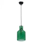 Suspension noire megapolis 1 ampoule 160 cm