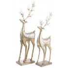 Statuette renne de  noël (lot de 2)