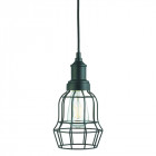 Suspension 1 ampoule bell cage, noir