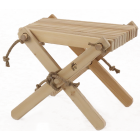 Chilienne scandinave avec repose-pieds mélèze
