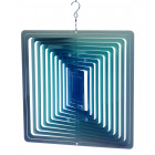 Mobile à vent carré bleu 30cm grand modèle