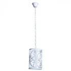 Suspension blanche country 1 ampoule 110 cm