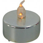 12 bougies argent leds