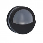 Applique murale noire street 1 ampoule 7 cm