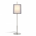Lampe de table nickel mat saba 1 ampoule