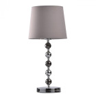 Lampe de table chromée elegance 1 ampoule 52 cm