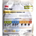 3m - 150375 - disques abrasifs p60 - lot de 10 (6 trous)