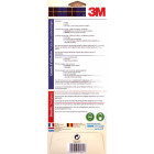 3m - 956447 - feuilles de finition plâtre et enduits fin - 5 pièces