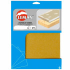 Lot de 4 feuilles de papier de verre 40 grammes  230 x 280 mm