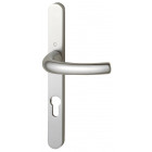 Ensemble de porte-fenêtre plaque étroite Tokyo HOPPE - Clé i - Acier F9 - 1710RH300LMSGL - ép.58-62 - 1777671