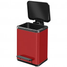 Hailo poubelle à pédale oko uno plus taille m 17 l rouge 0619-240