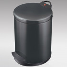 Hailo poubelle à pédale t2 taille m 11 l noir 0513-829
