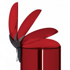 Hailo poubelle à pédale topdesign taille l 24 rouge 0523-919